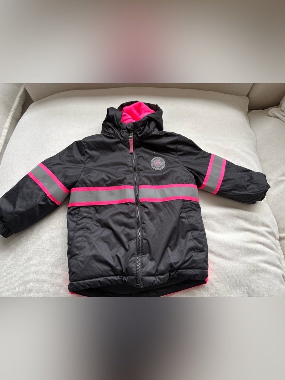 Children's Black Winter Snow Jacket
